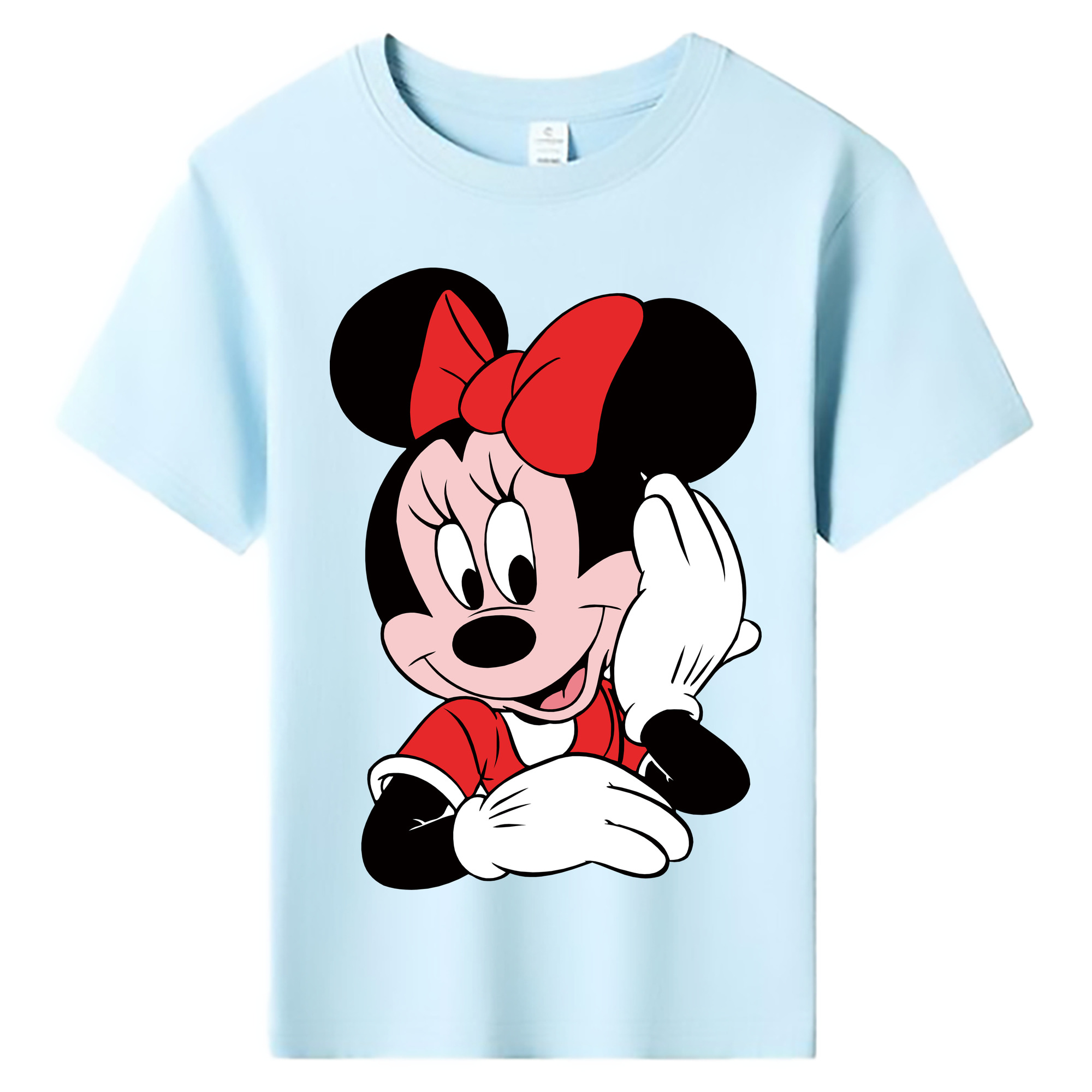 ミッキーマウス Mickey Mouse 綿100％キッズTシャツ（フロントプリント）